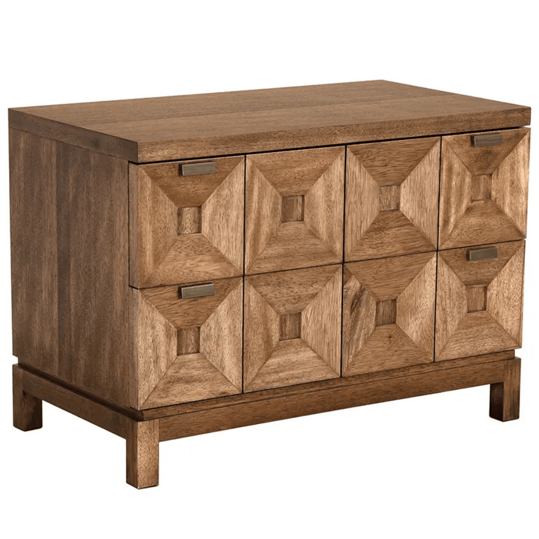 Musashi 2 Drawer Nightstands + Bedside Tables