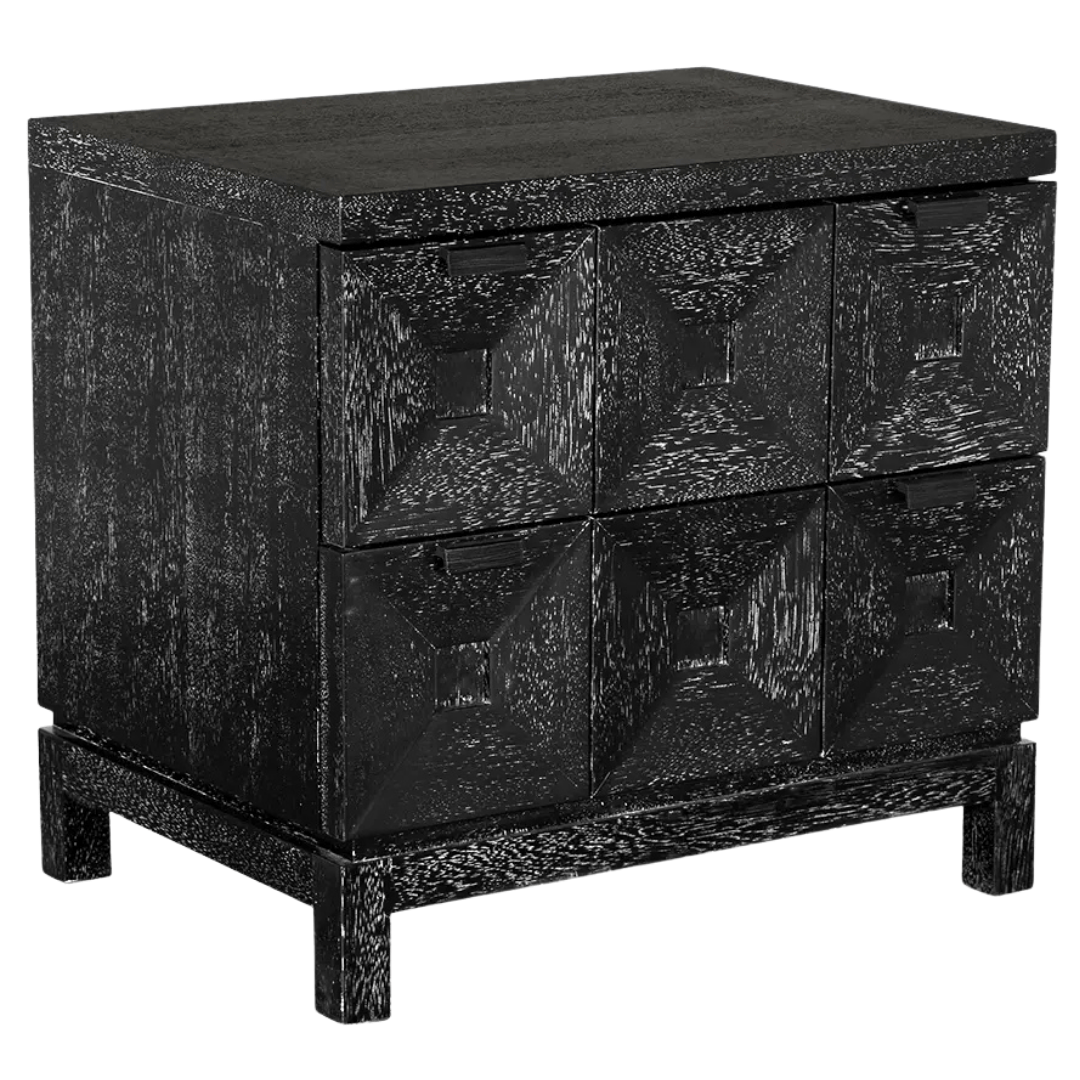 Musashi 2 Drawer Nightstands + Bedside Tables