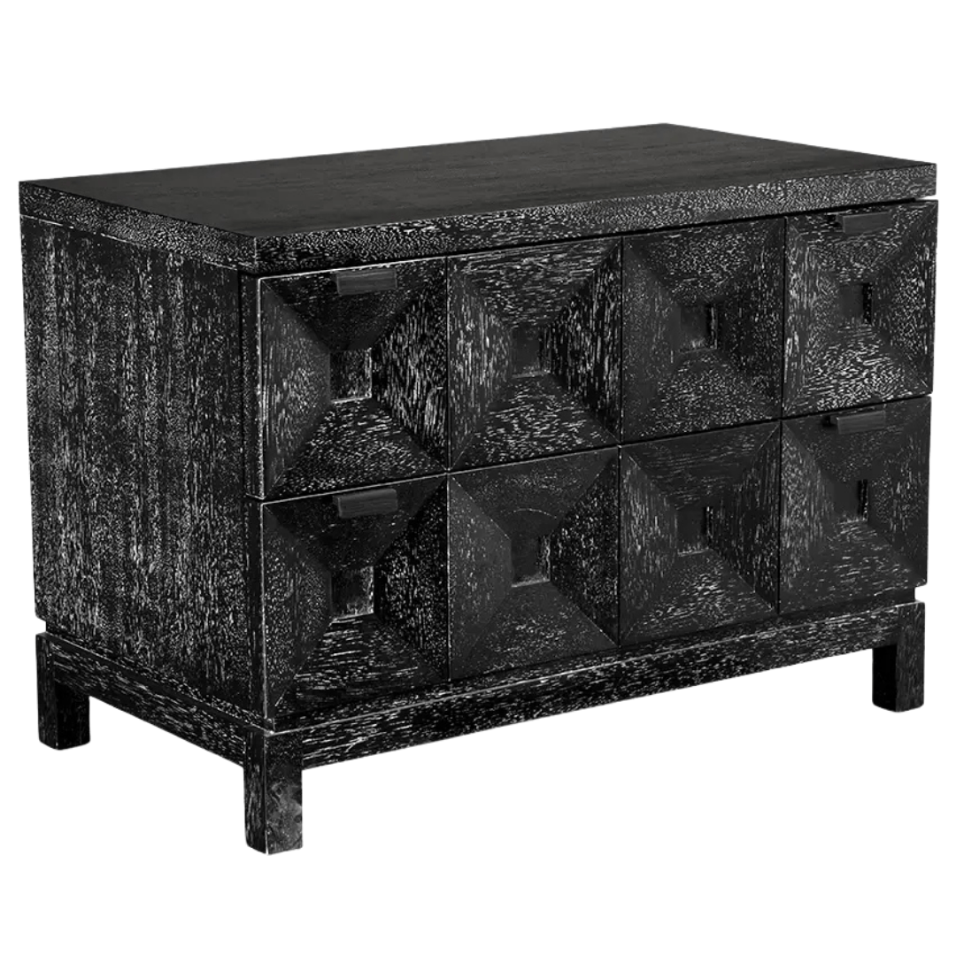 Musashi 2 Drawer Nightstands + Bedside Tables