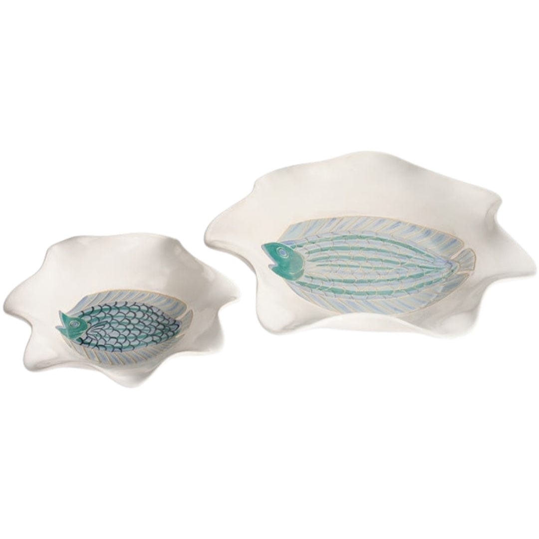 Nala Bowl Set (Set of 2) Centerpiece + Accent Bowls OBJNALABWWHAQ