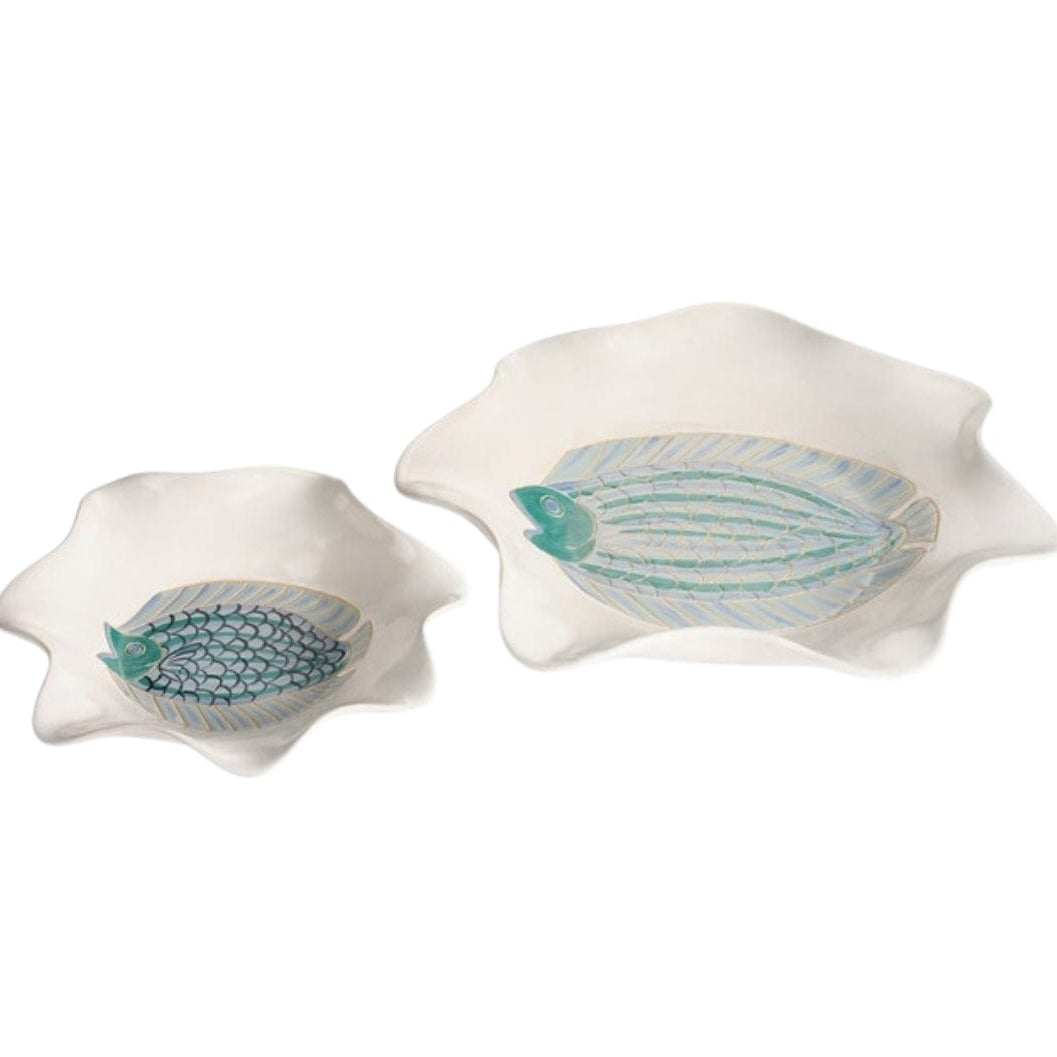 Nala Bowl Set (Set of 2) Centerpiece + Accent Bowls OBJNALABWWHAQ