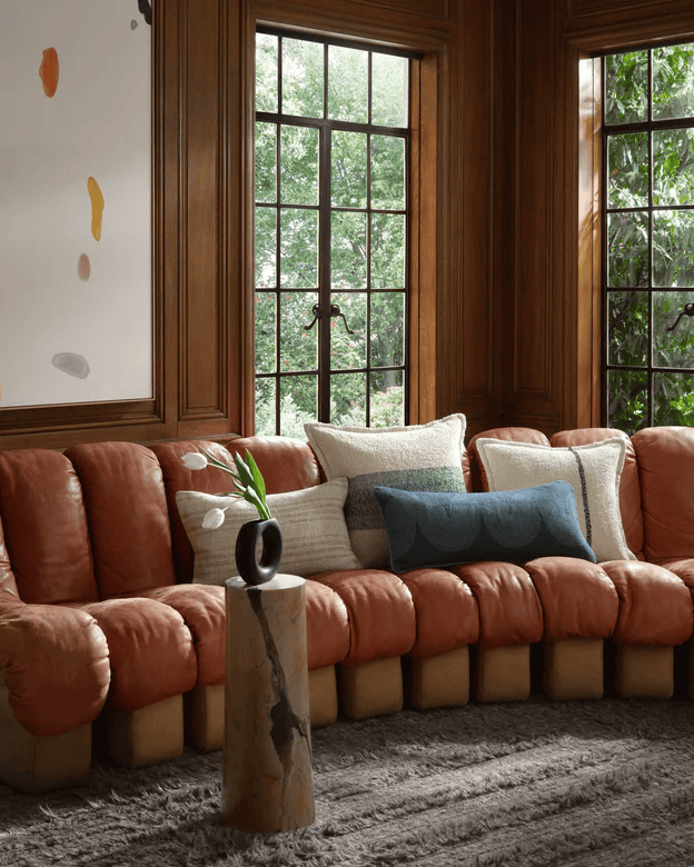 Navy/Blue Pillow Long Lumbar + Body Pillows