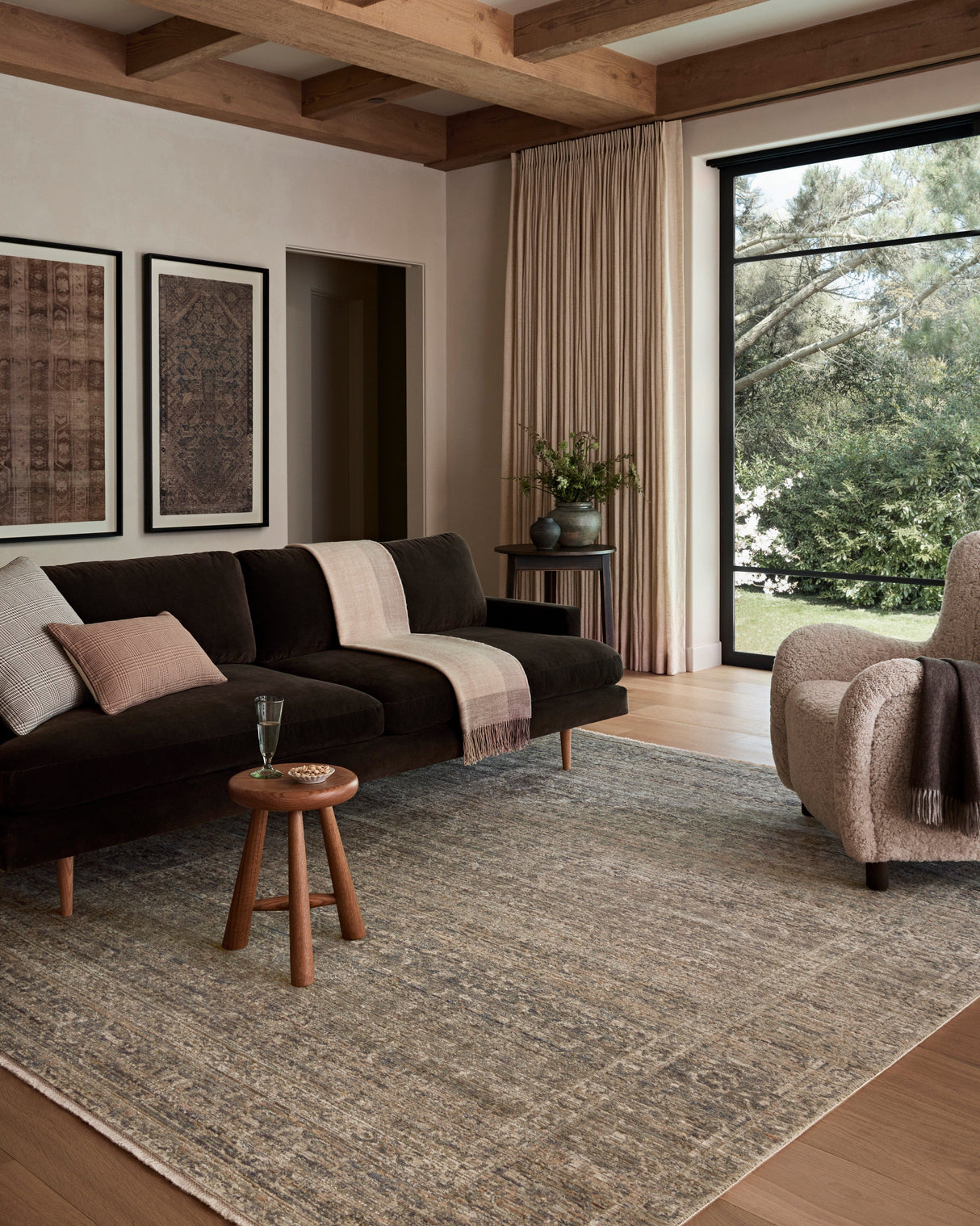 Navy/Blush Molly Rug Rugs