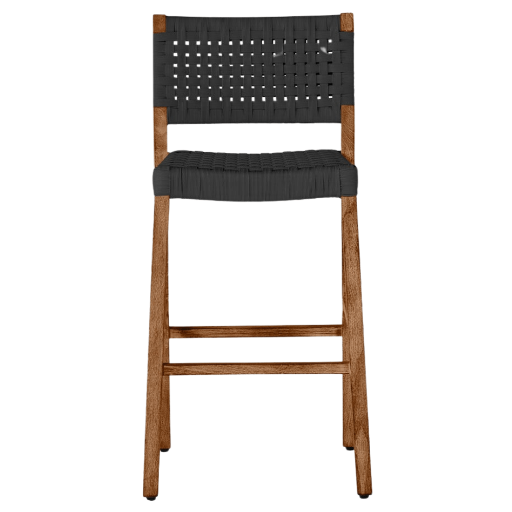 Neal Outdoor Bar and Counter Stool Outdoor Furniture FURNEALBSBK