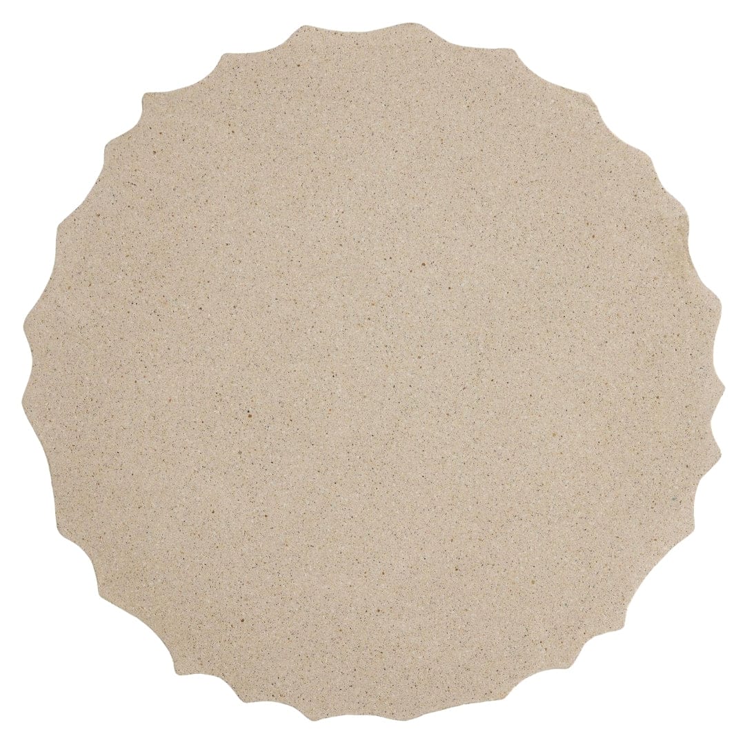 Nereo Chiseled Concrete Outdoor Accent Table FAS18