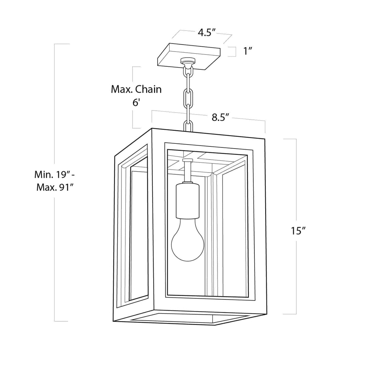 Newport Lantern Wall Lighting 16-1275 844717096600