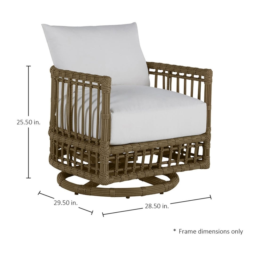 Newport Swivel Chair Outdoor Occasional + Accent Chairs