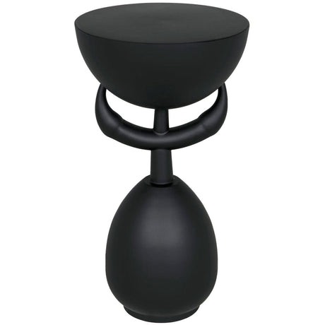 Noir Africa Side Table Accent & Side Tables noir-GTAB992MTB 00842449135468