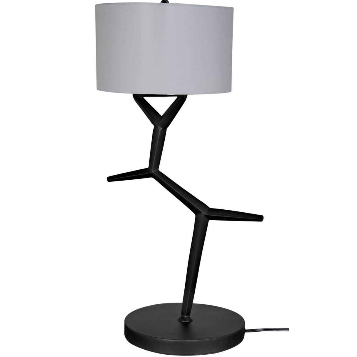 Noir Arizona Lamp w/Shade Lamps noir-LAMP790SH