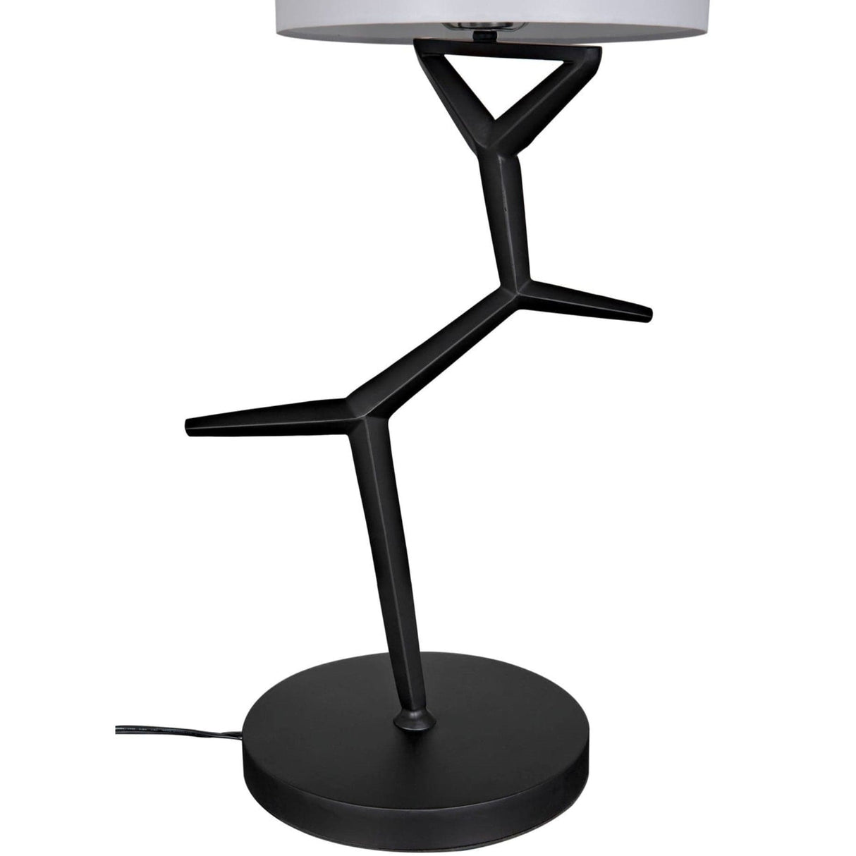 Noir Arizona Lamp w/Shade Lamps noir-LAMP790SH