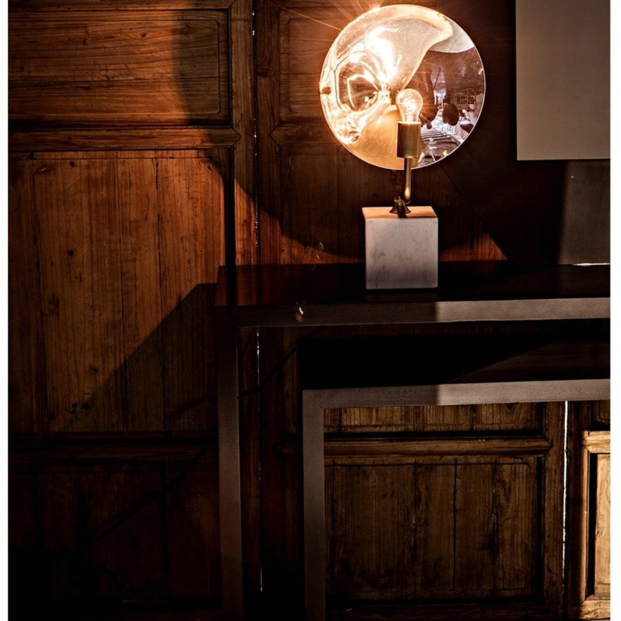 Noir Caine Console Wooden Console Table