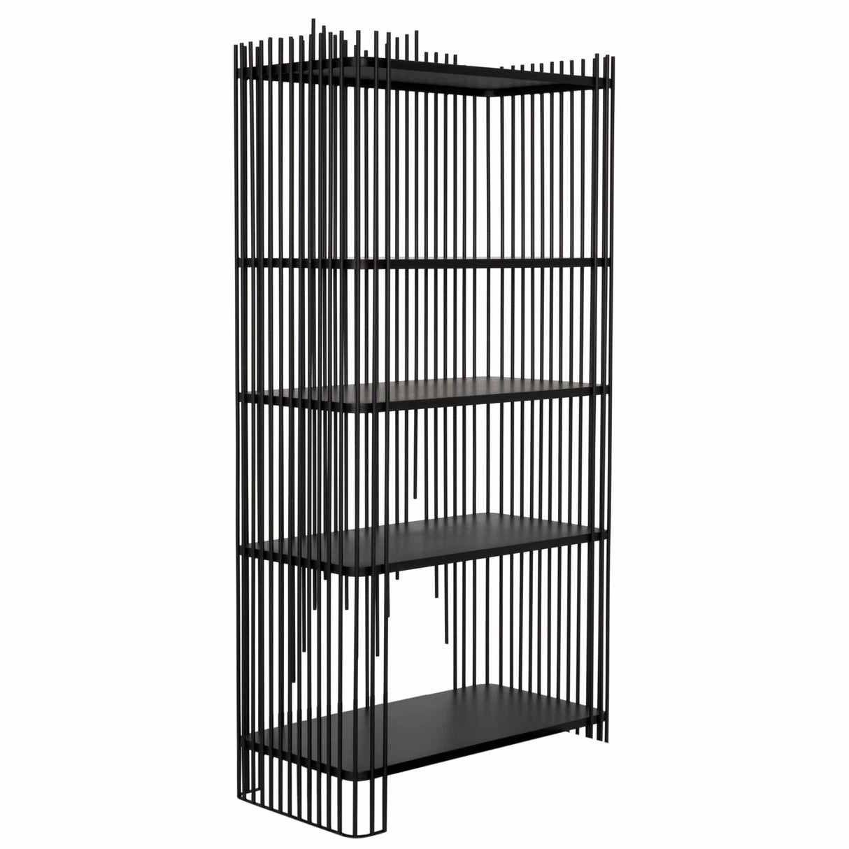 Noir Mila Bookcase Bookcase noir-GBCS253MTB