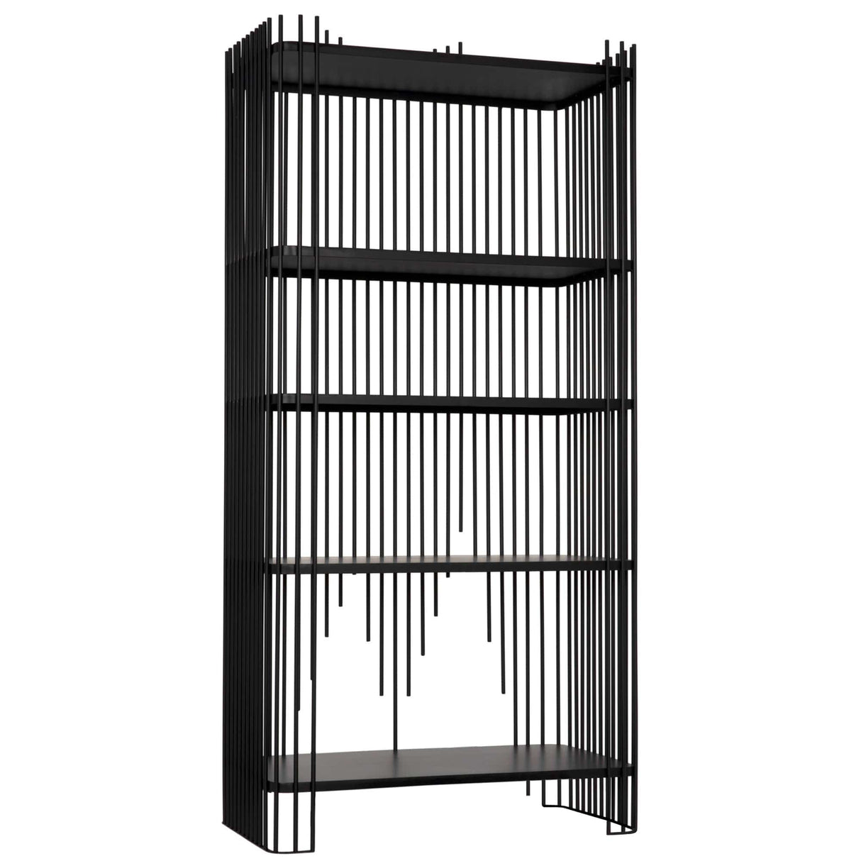 Noir Mila Bookcase Bookcase noir-GBCS253MTB
