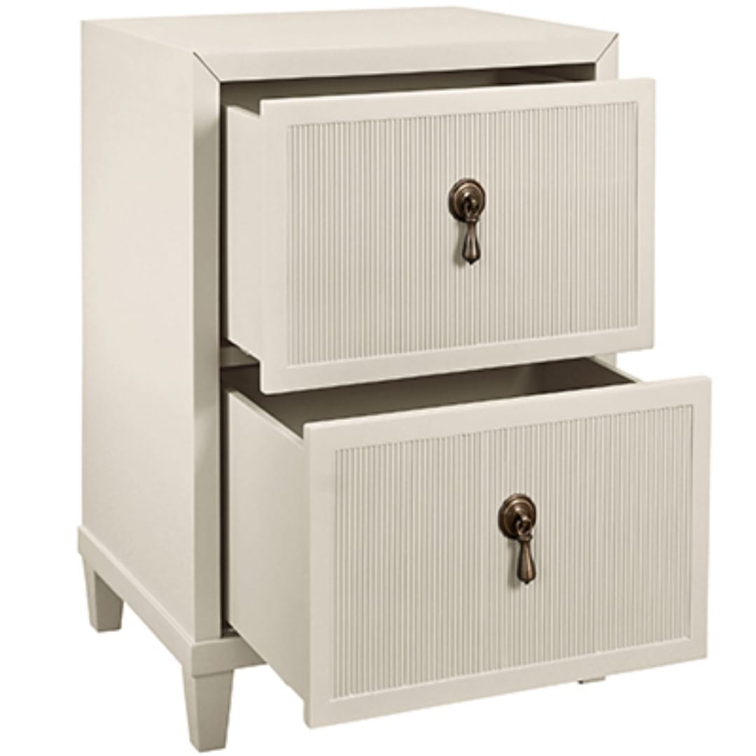 Novalie Side Table Nightstands + Bedside Tables