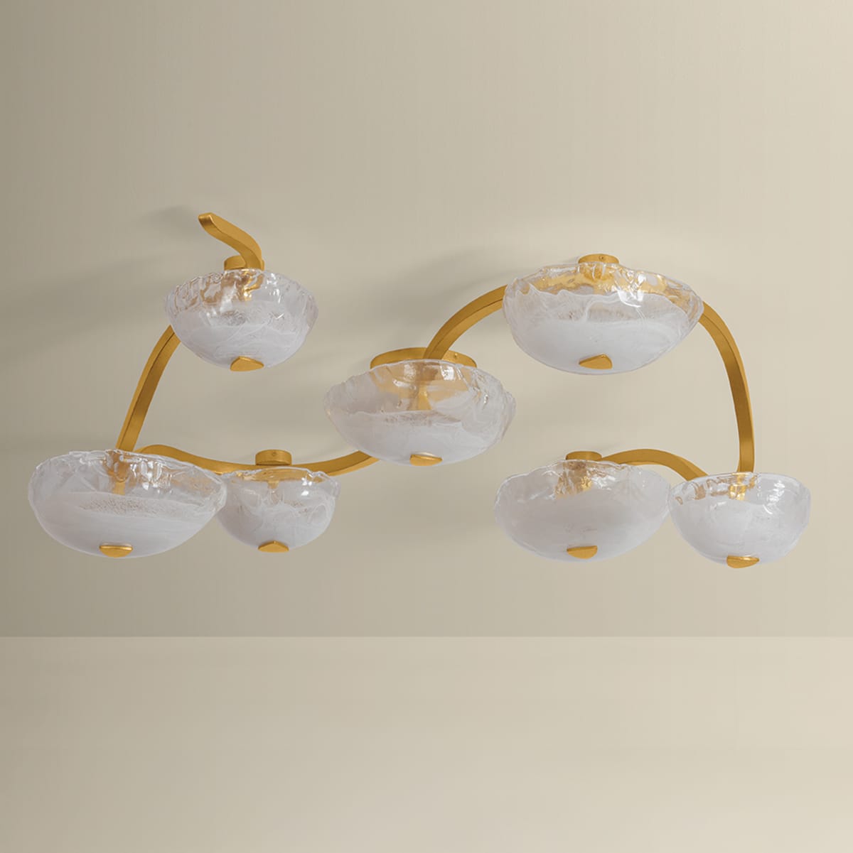 Noz Nozawa Kune Semi Flush Flush Mounts