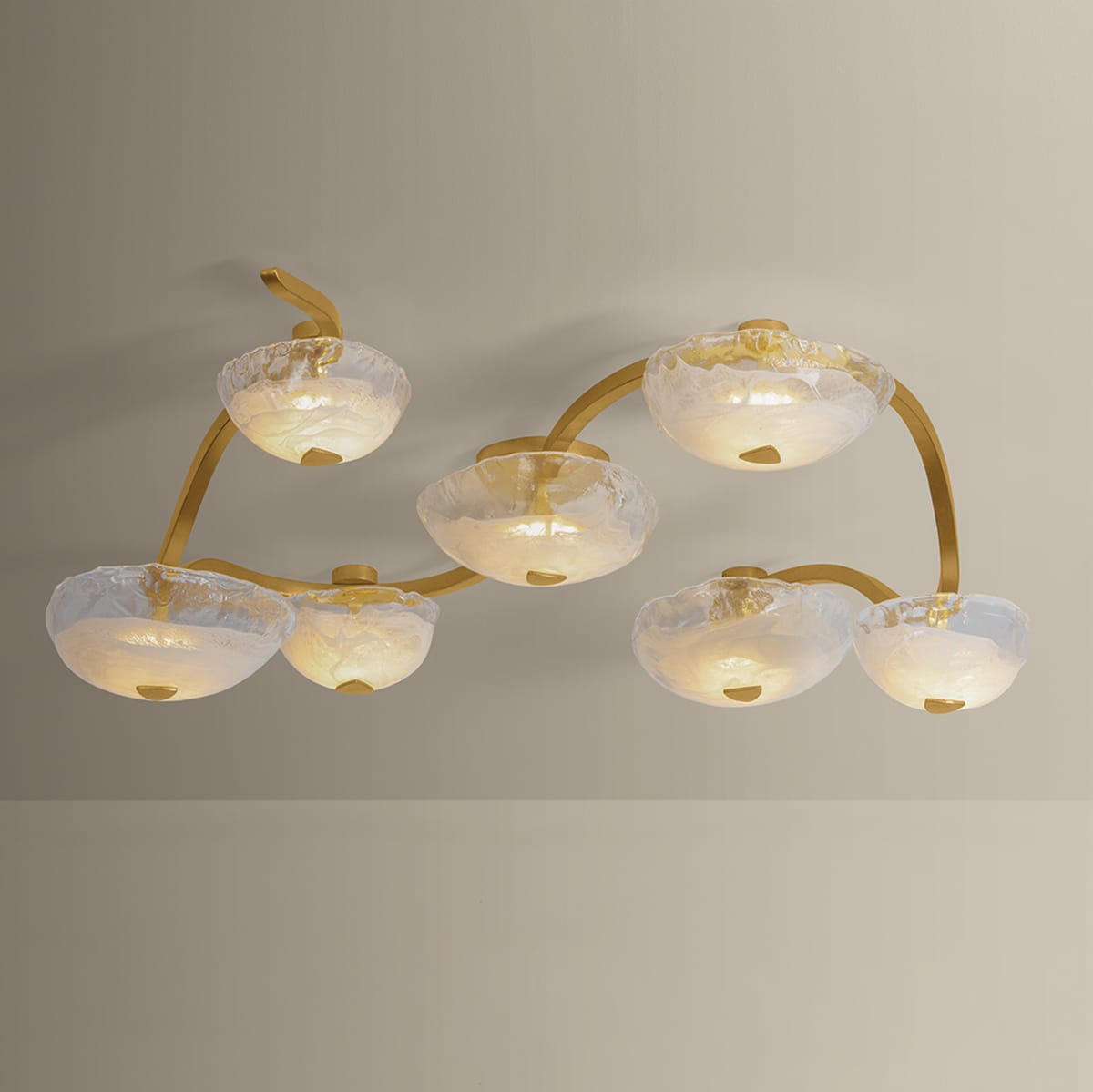 Noz Nozawa Kune Semi Flush Flush Mounts
