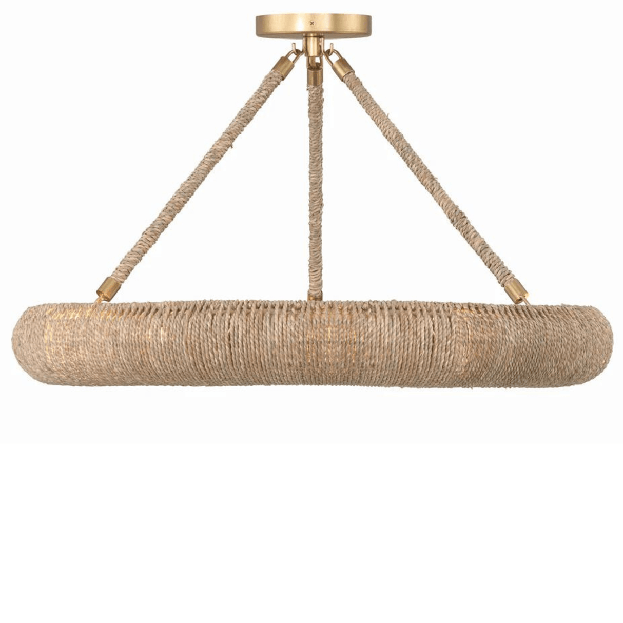 Oakley Integrated LED Semi Flush Mount