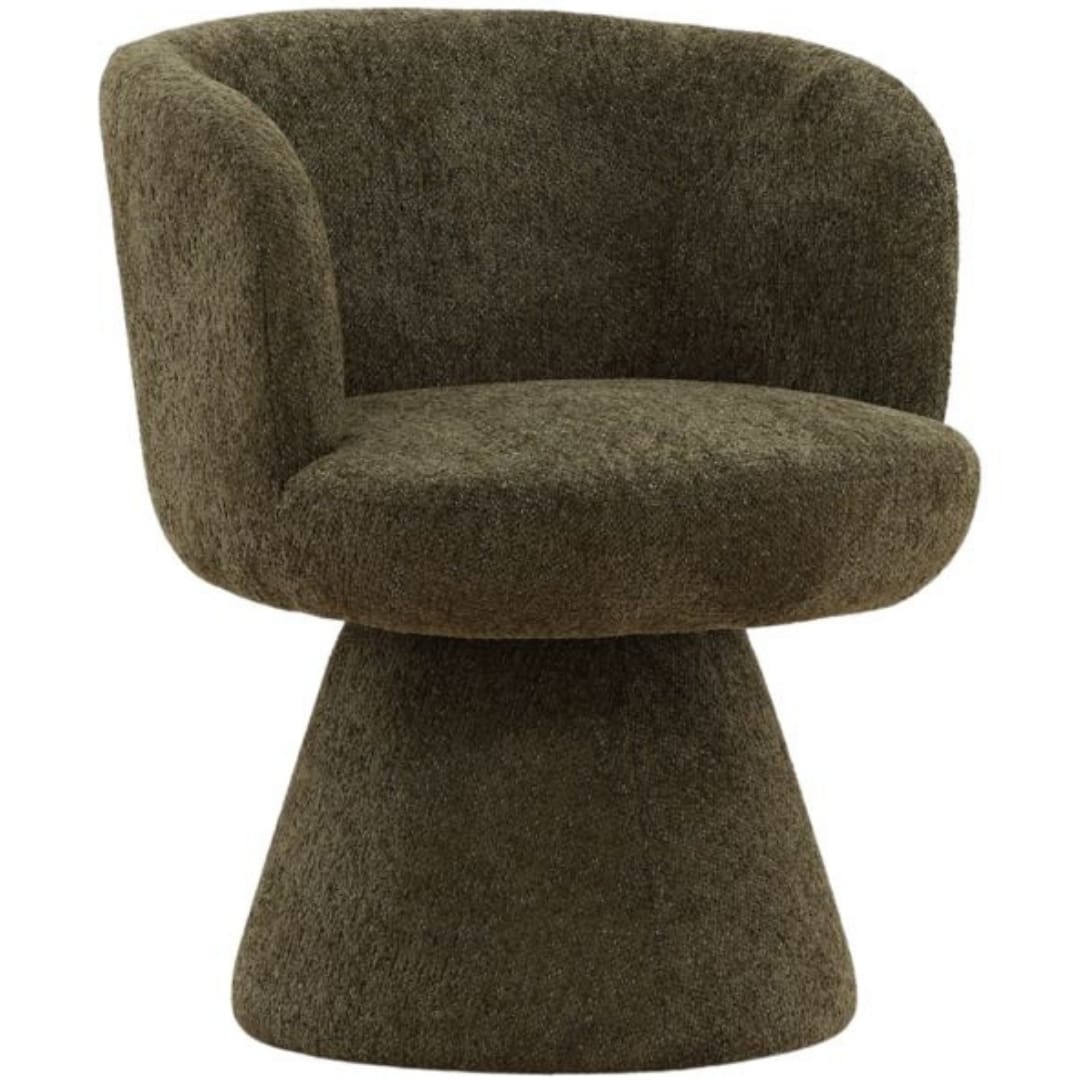 Omaira Swivel Dining Chair Dining Chairs + Benches DOV34101-GREN