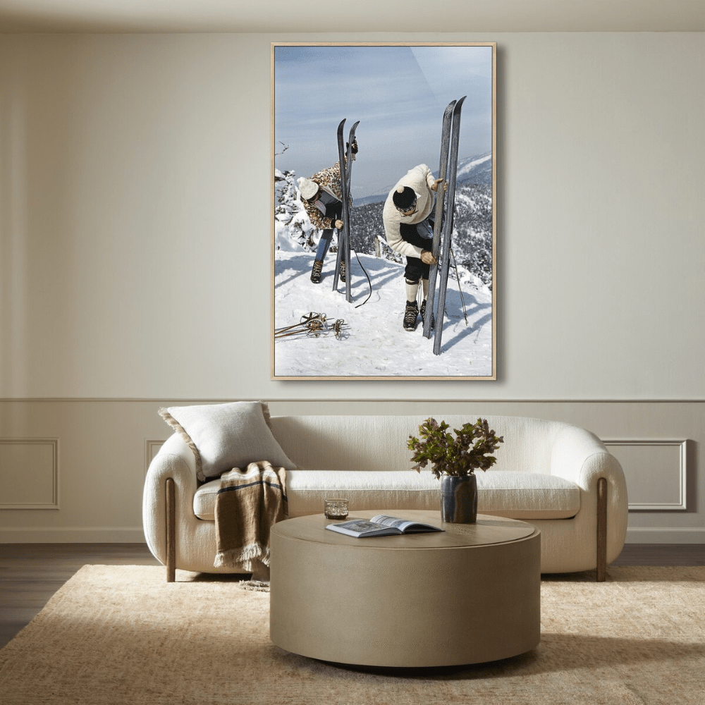 On The Slopes Of Sugarbush by Slim Aarons Wall Art