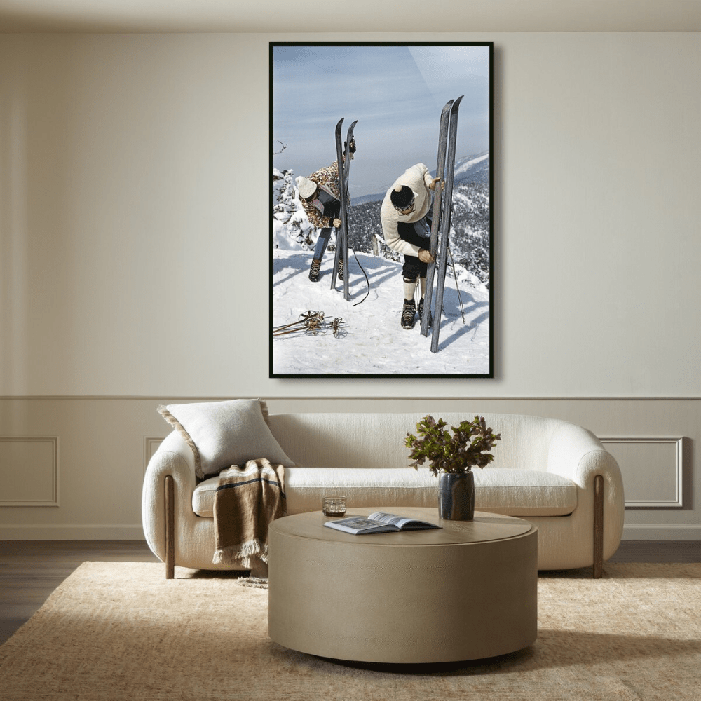 On The Slopes Of Sugarbush by Slim Aarons Wall Art