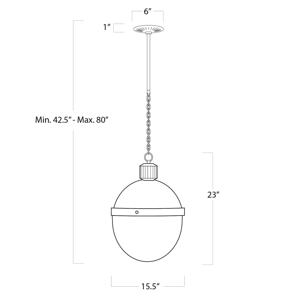 Otis Pendant - Blackened Brass & Natural Brass Pendant Lighting