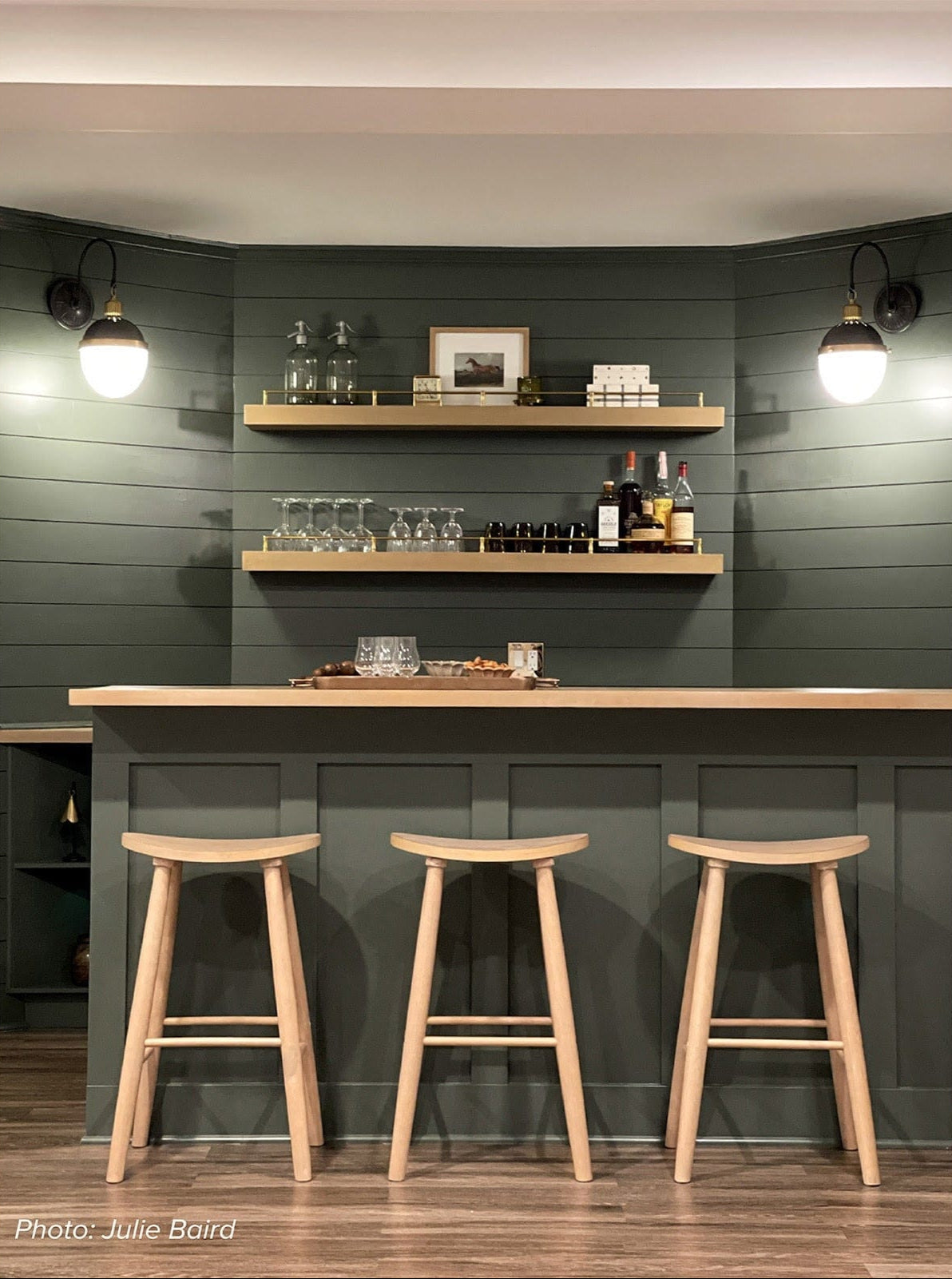 Otis Sconce - Blackened Brass & Natural Brass Wall Lighting 15-1056BBNB 844717027741