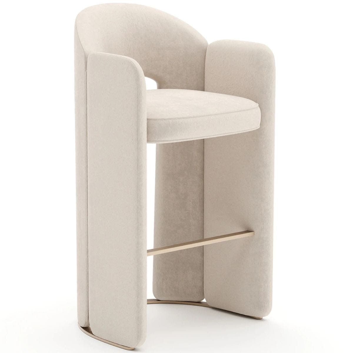 Overlap Counter + Bar Stool Bar + Counter Stools