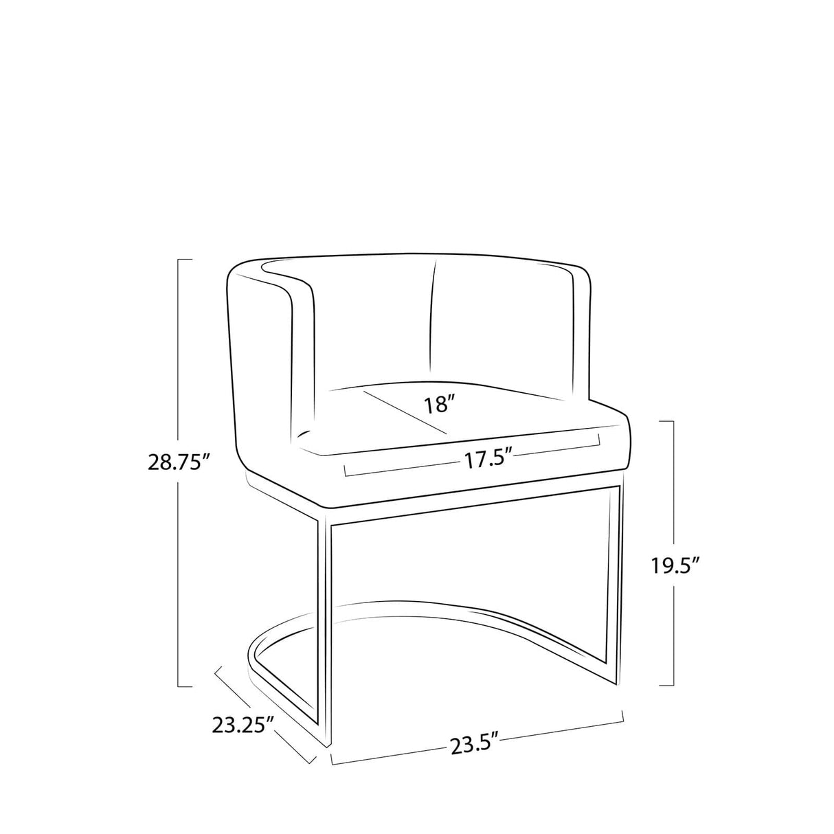 Owen Leather Dining Chair Dining Chair