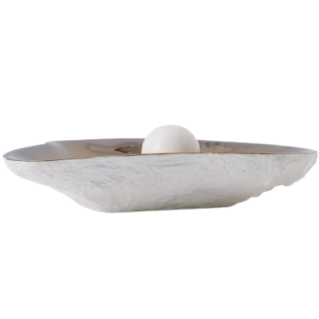 Oyster Bowl Centerpiece + Accent Bowls