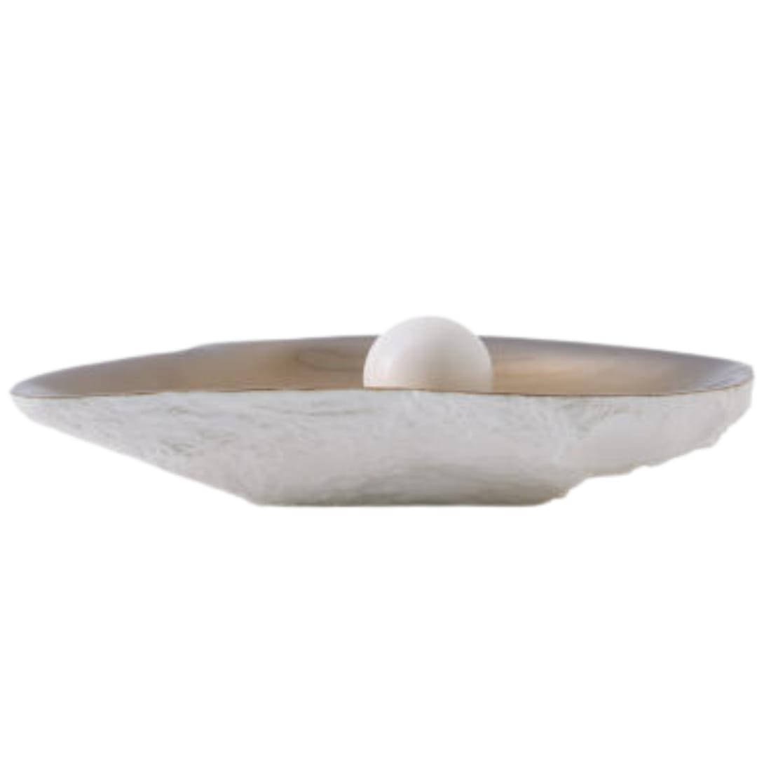 Oyster Bowl Centerpiece + Accent Bowls
