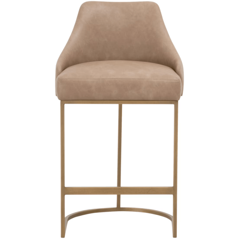 Parissa Counter Stool (Set of 2) Counter Stools 6011CS.IVT-BGLD 842279147105