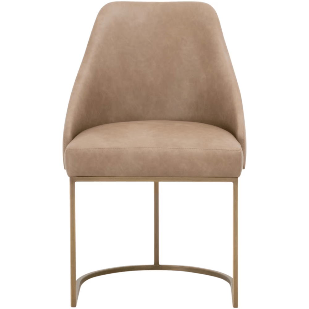 Parissa Dining Chair (Set of 2) Dining Chair 6011.IVT-BGLD 842279147129