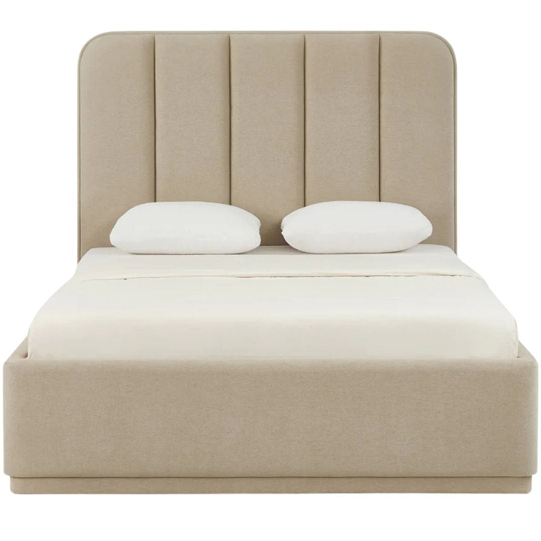 Parker Chenille Bed Beds + Headboards TOV-B69407 793580653314