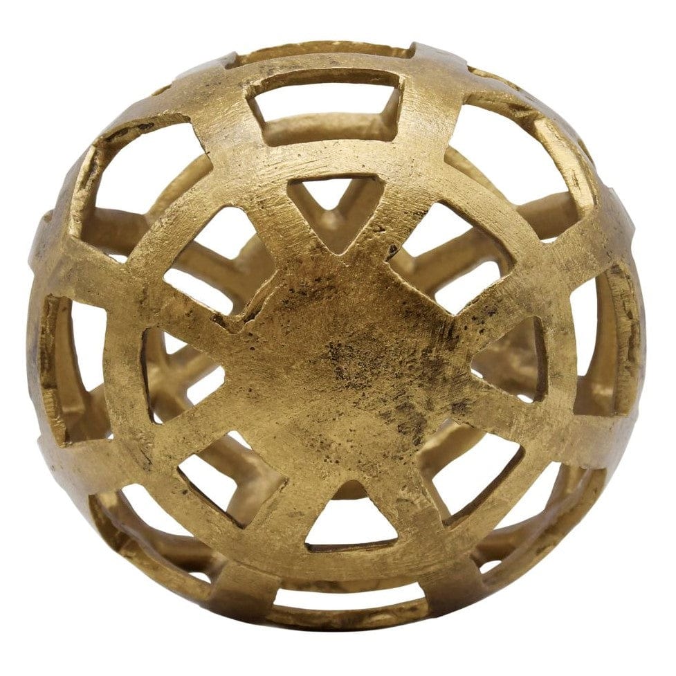 PAXON ROUND METAL BALL Tabletop Sculpture