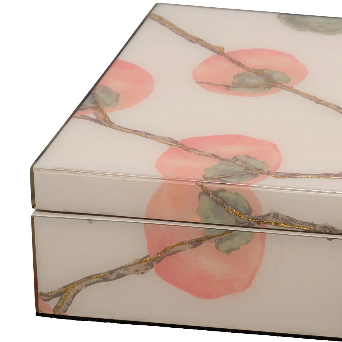 Persimmon Lacquered Box Boxes 7PERM-BXCR 688933041729