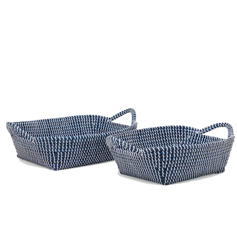 Pigeon & Poodle Roslyn Storage Baskets Set Pillow & Decor