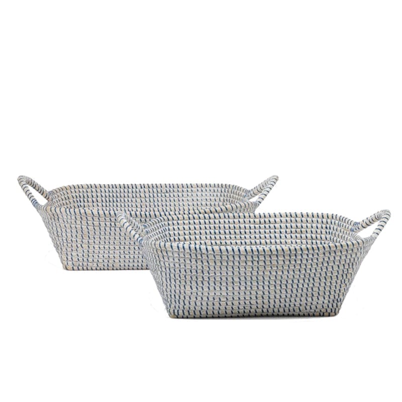 Pigeon & Poodle Roslyn Storage Baskets Set Pillow & Decor