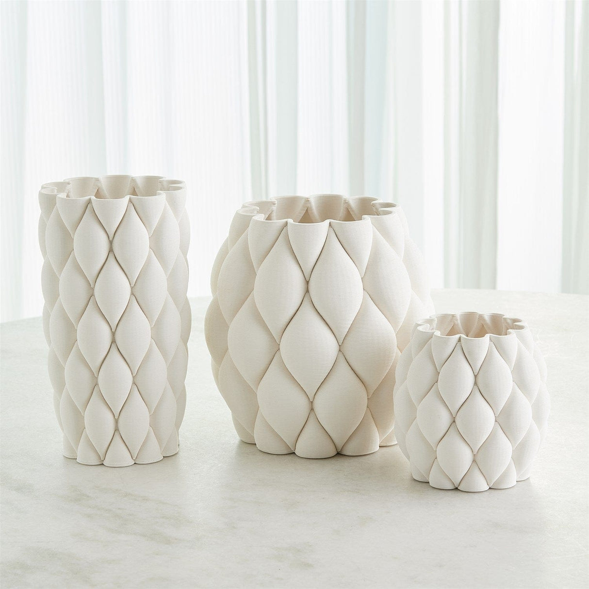 Pillowed Printed Vases Vases