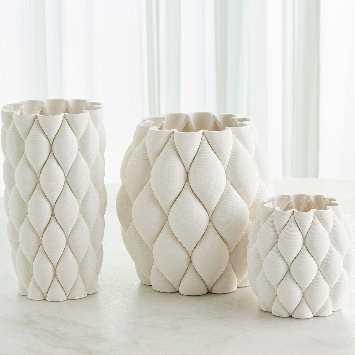 Pillowed Printed Vases Vases