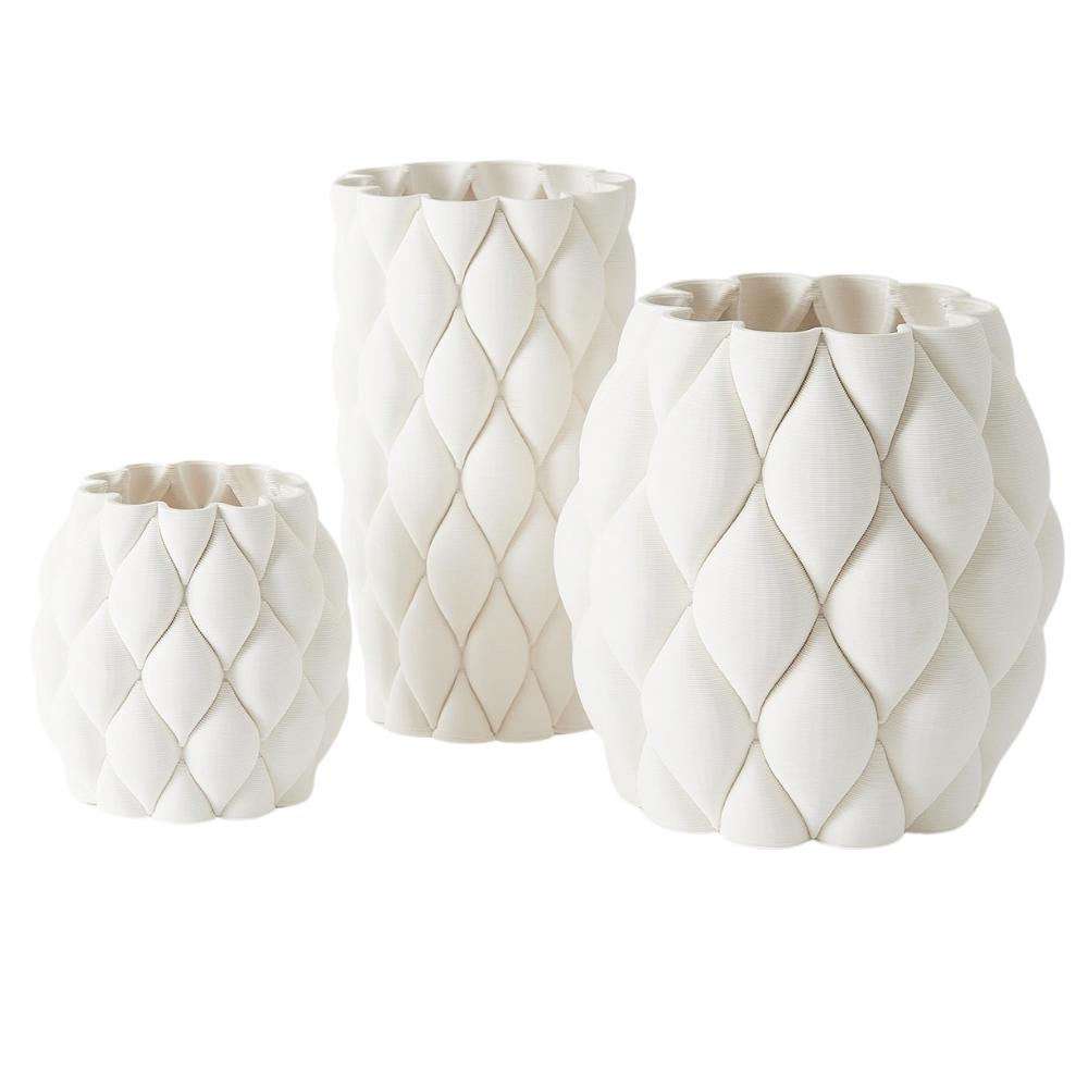 Pillowed Printed Vases Vases