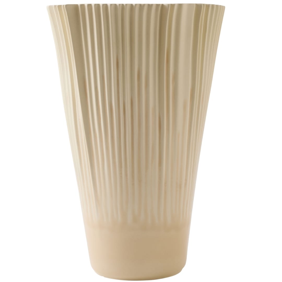 Pleated Vase Vases + Urns