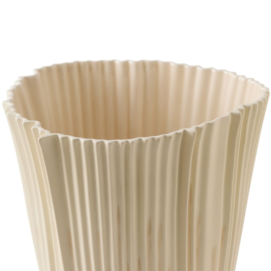 Pleated Vase Vases + Urns