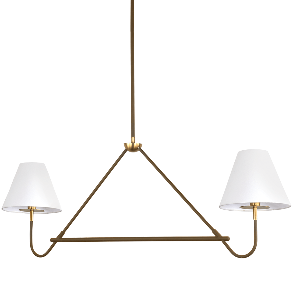 Polly Linear Chandelier Chandelier H984902-AGB/BRZ 806134978730