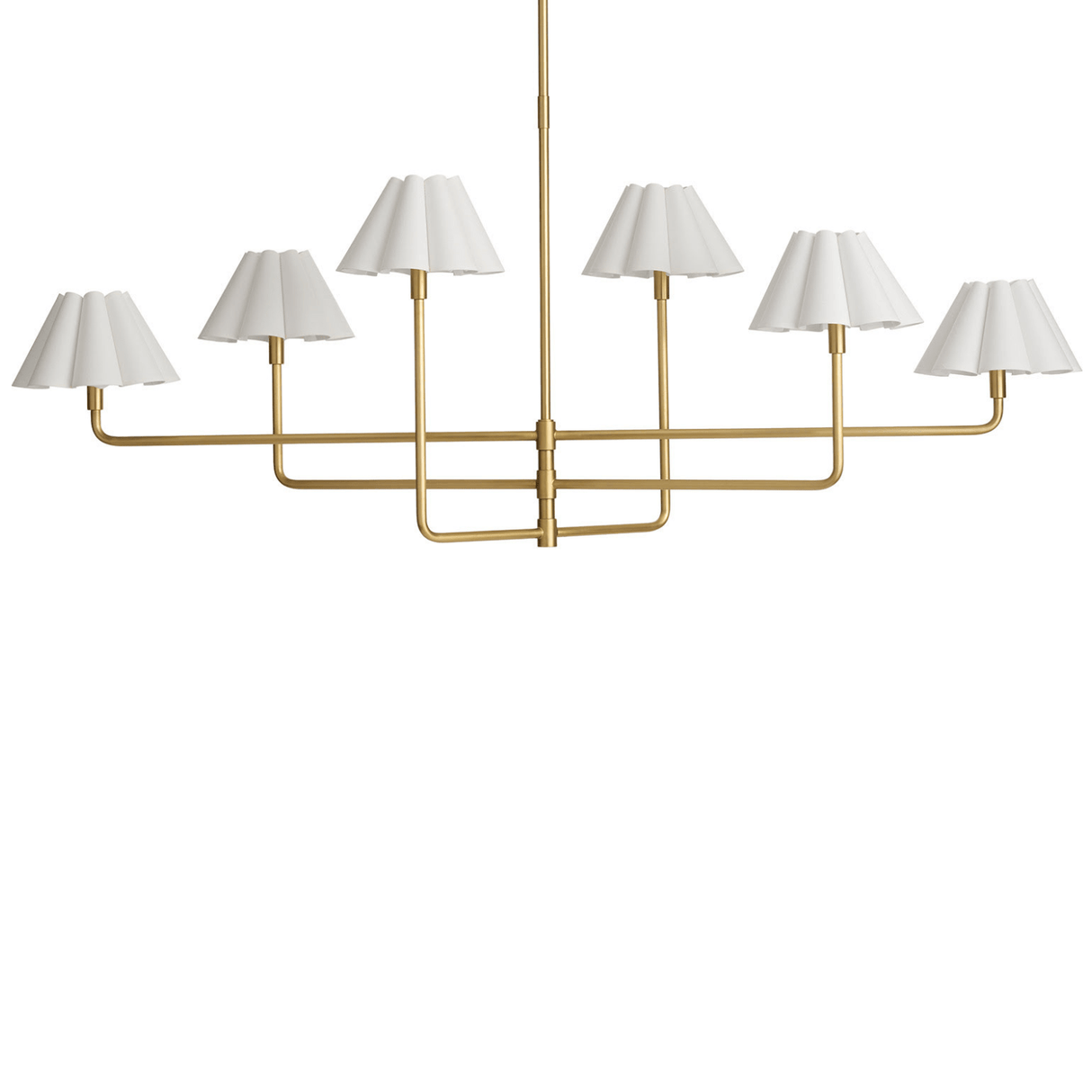 Polly Metal Chandelier 16-1454NB-WT