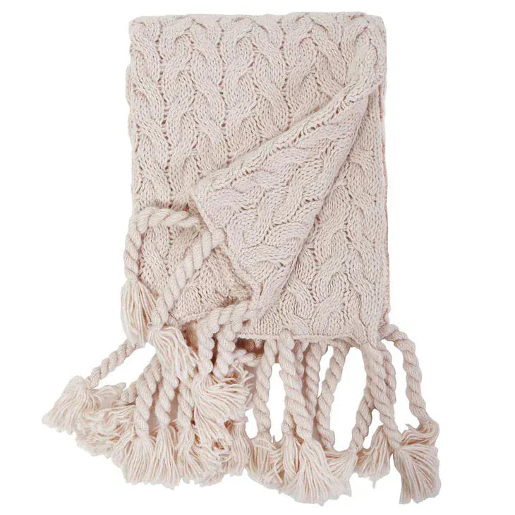 Pom Pom at Home Capistrano Throw - Blush Throw NH-5100-WW-56-store
