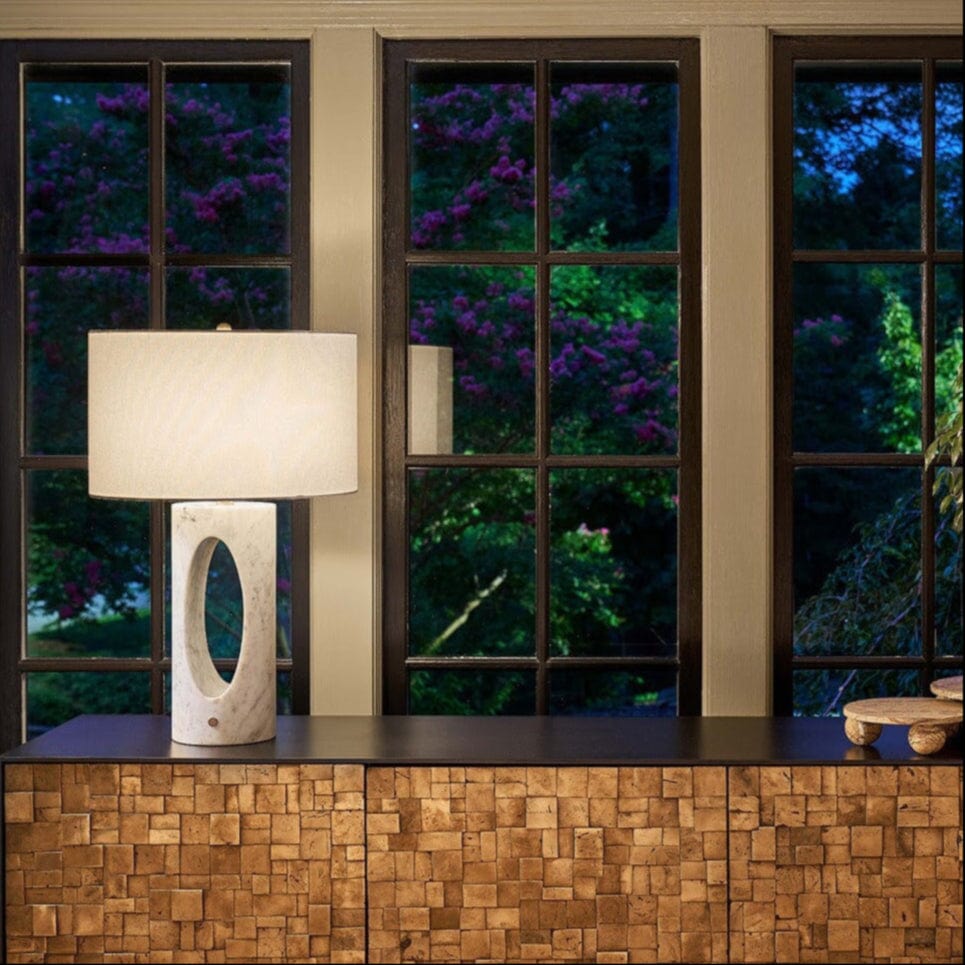 Portia Marble Table Lamp Lamps