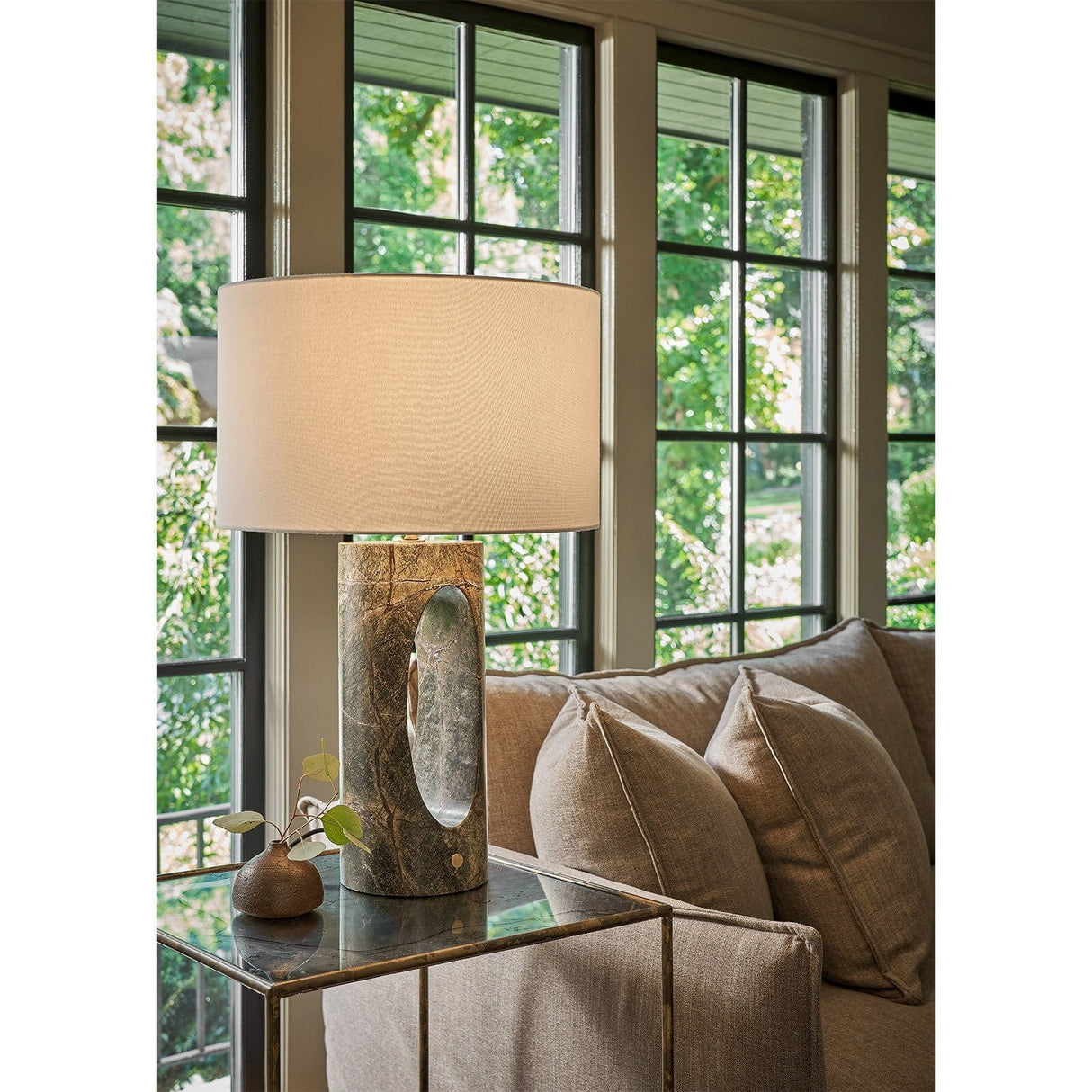 Portia Marble Table Lamp Lamps