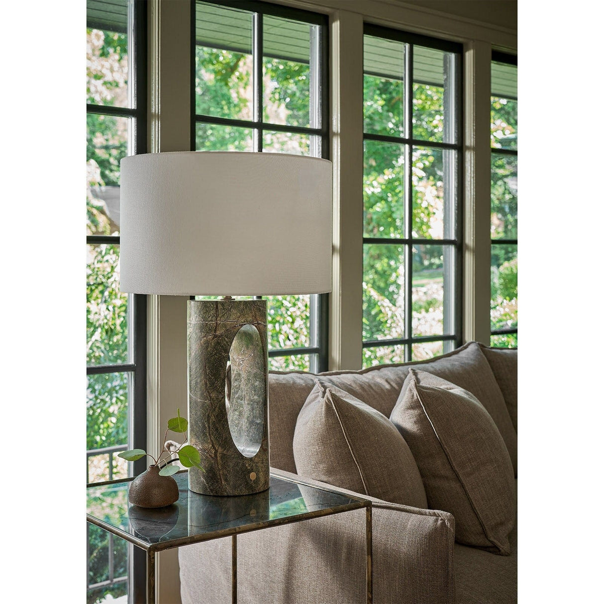 Portia Marble Table Lamp Lamps