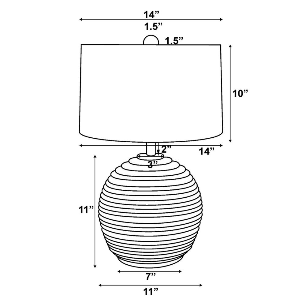Pozo Table Lamp Table Lamps PZO-001 889292897624