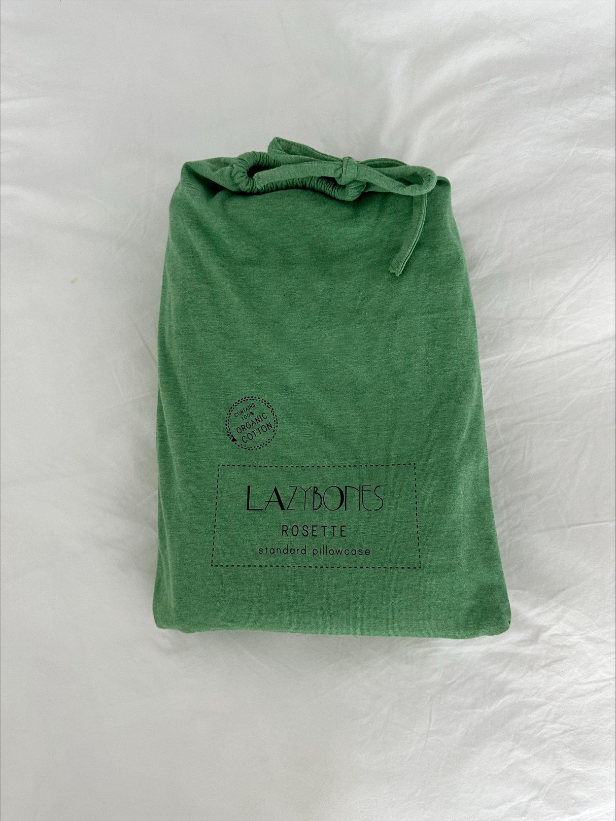 Rosette Standard Pillowcase Set - Garden Green